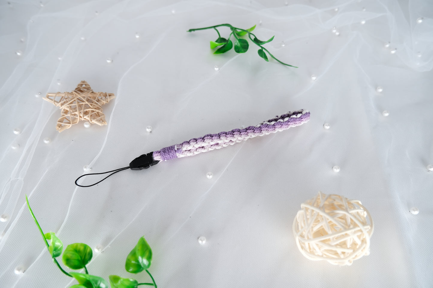 Handmade Macrame Phone Strap – Boho Phone Charm