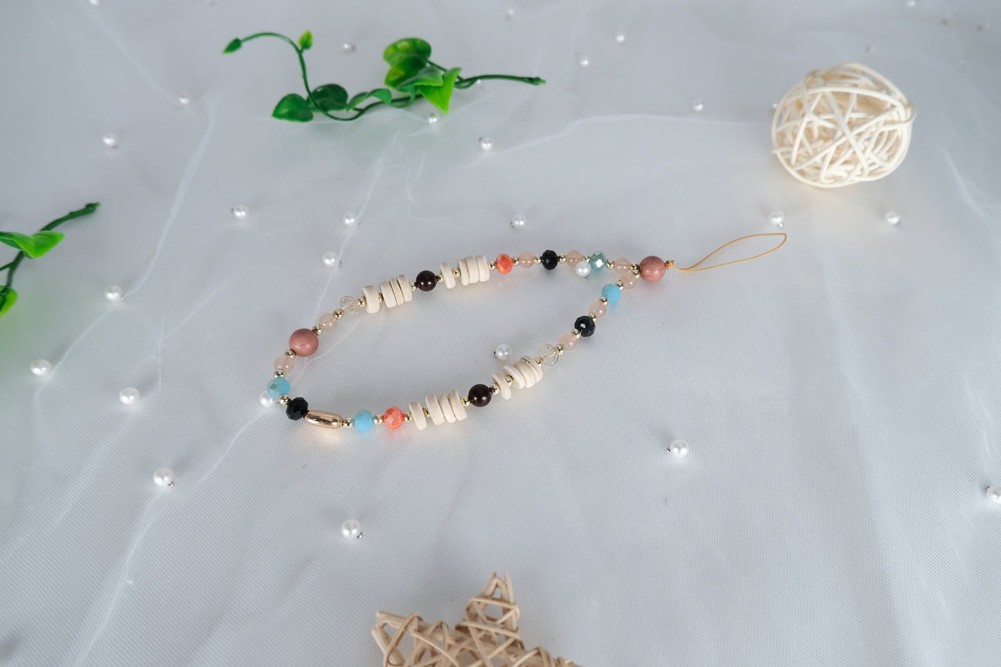 Handmade Kawaii Beaded Phone Charm